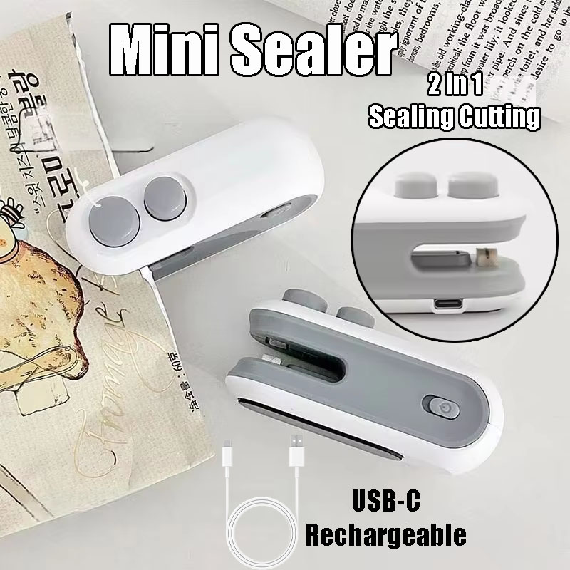 Meal Prep Vacuum Seal - Handheld Bag Sealers USB-C Rechargeable Sealers
