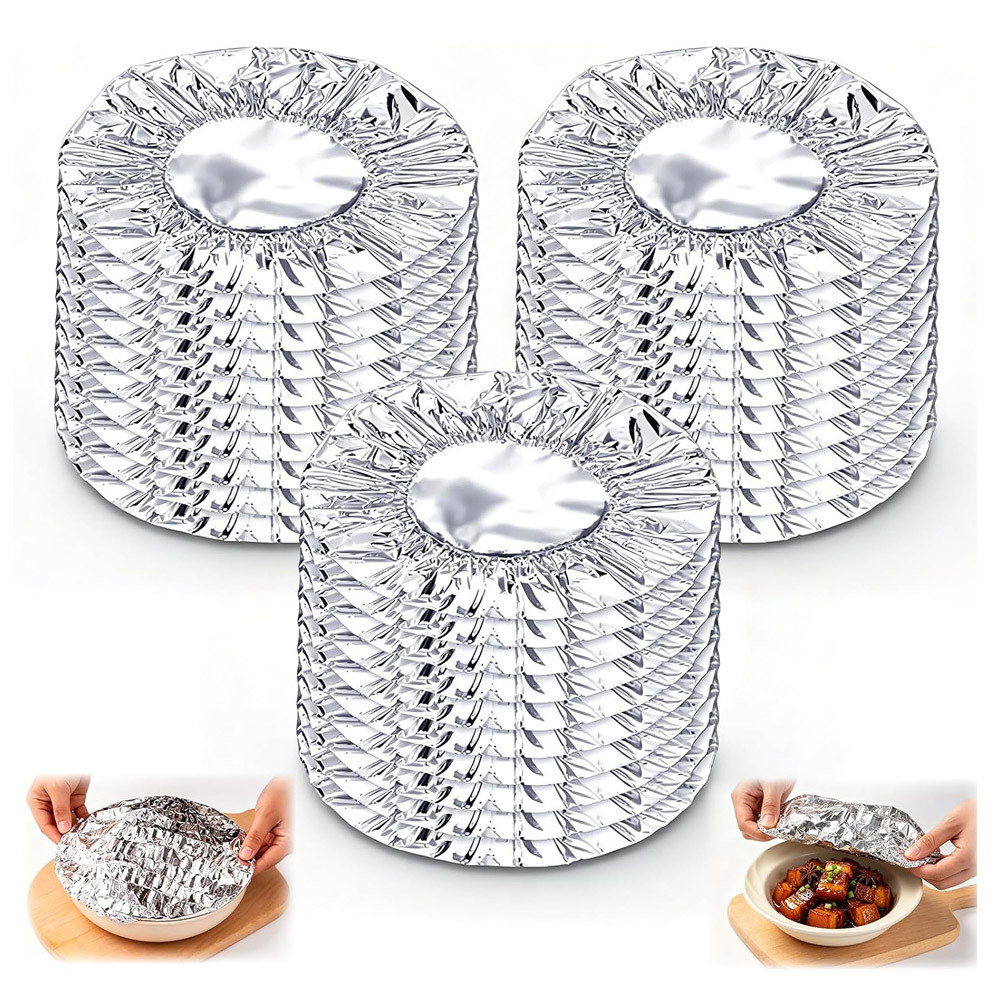 Meal Prep Chef - Reusable Aluminum Foil Food Covers, Pop