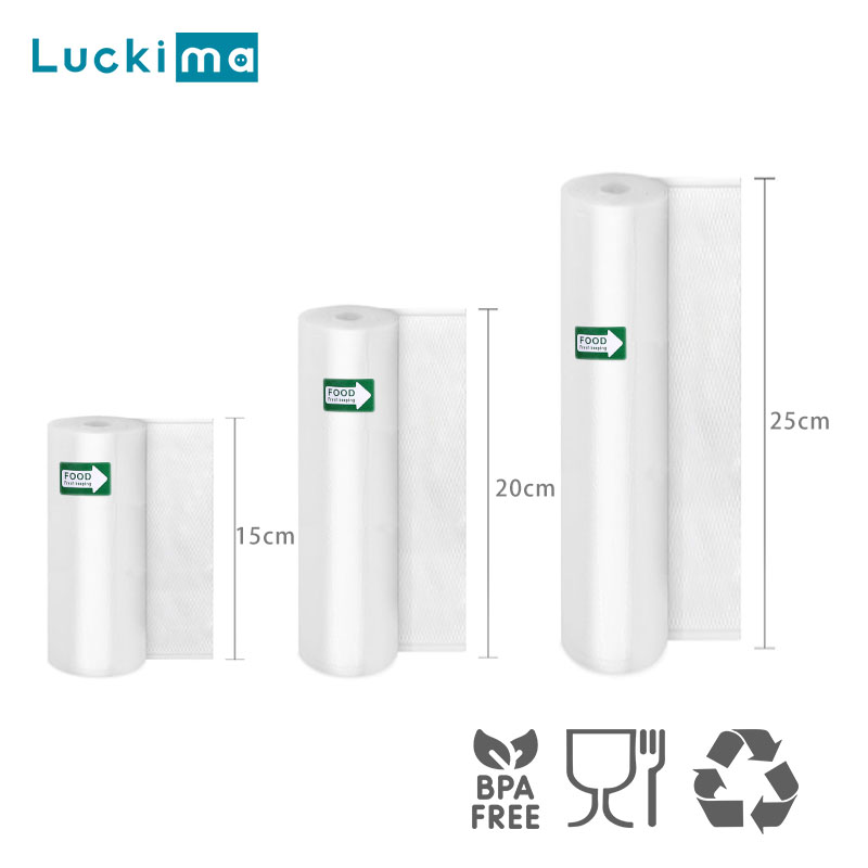 Meal Prep Vacuum Seal - Custom Length Vacuum Sealer Bags for