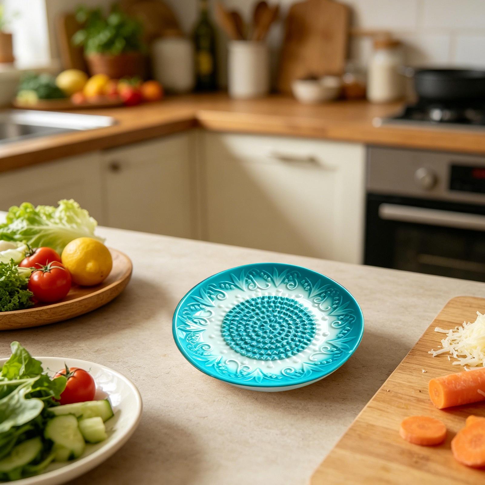 Ceramic Garlic Grater Plate Em - đánh giá và giá Meal Prep Chef