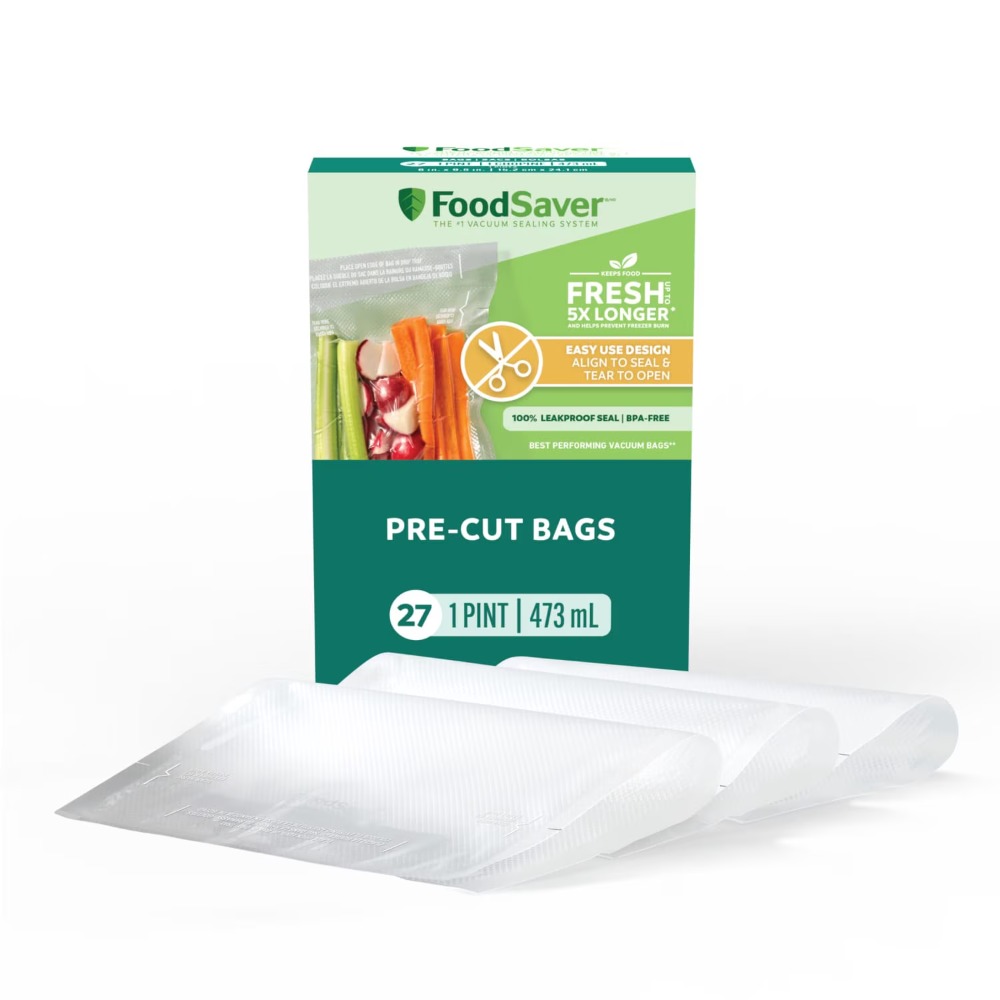 FoodSaver Pint Vacuum Seal Bag - đánh giá và giá Meal Prep Vacuum Seal