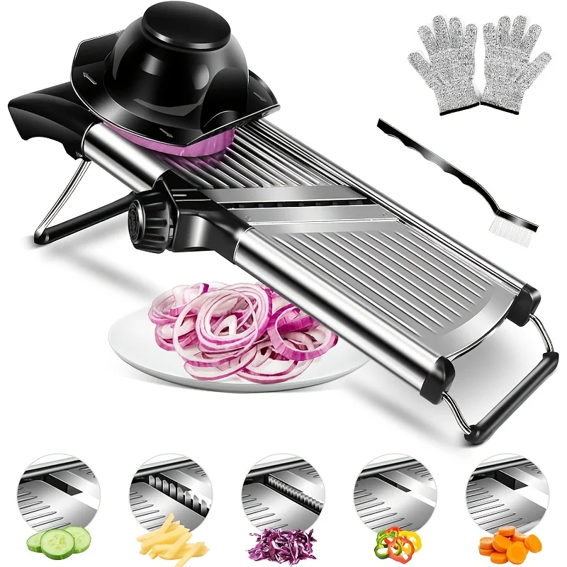 Stainless Steel Mandoline Slic - đánh giá và giá Mandoline Slicer Guard