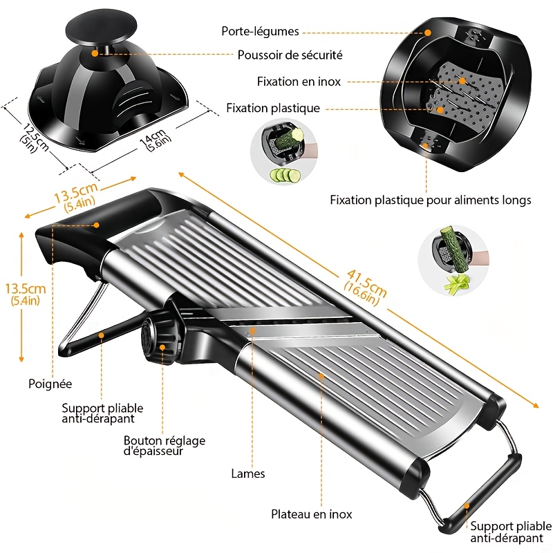 Stainless Steel Mandoline Slic - đánh giá và giá Mandoline Slicer Guard