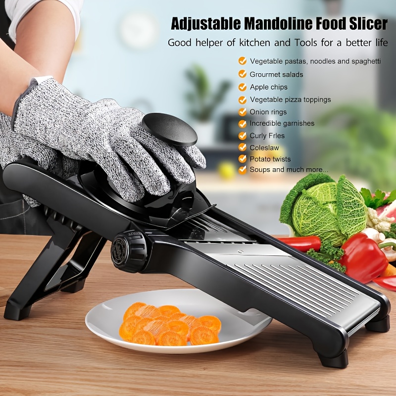 Stainless Steel Mandoline Slic - đánh giá và giá Mandoline Slicer Guard