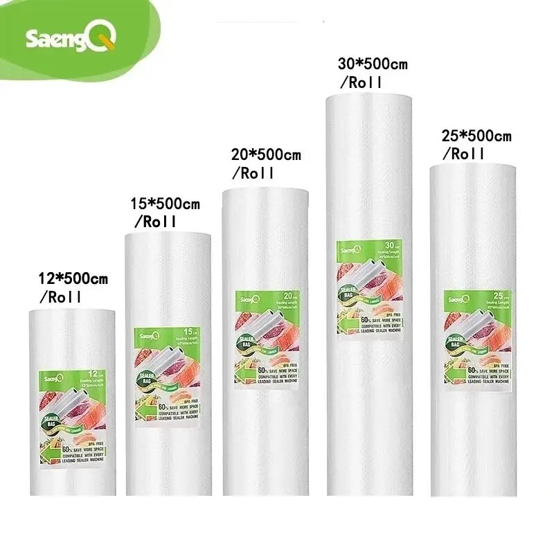 SaengQ Vacuum Bags for Food Va - đánh giá và giá Meal Prep Vacuum Seal
