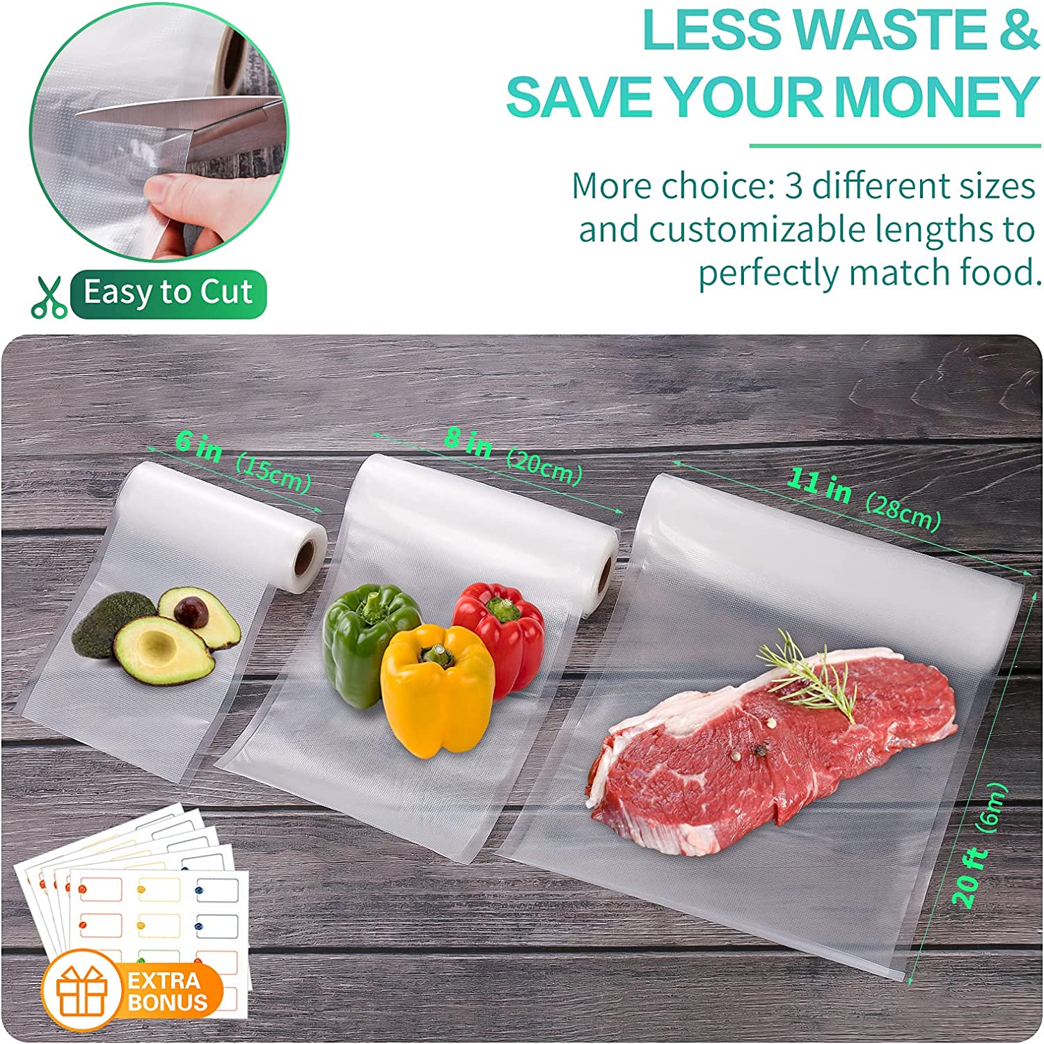 Kitchen Bags For Vacuum Food V - đánh giá và giá Meal Prep Vacuum Seal