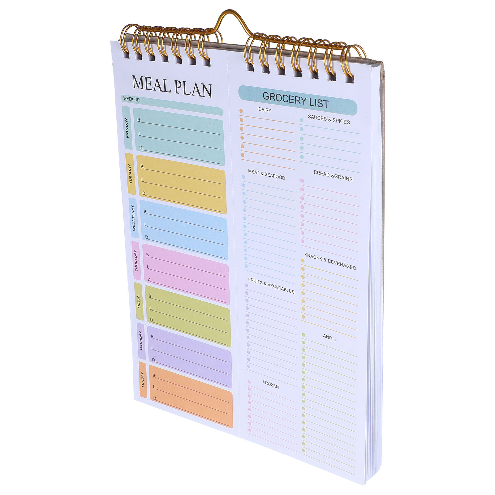 Weekly Meal Planner Notebook A - đánh giá và giá Meal Prep Grocery List