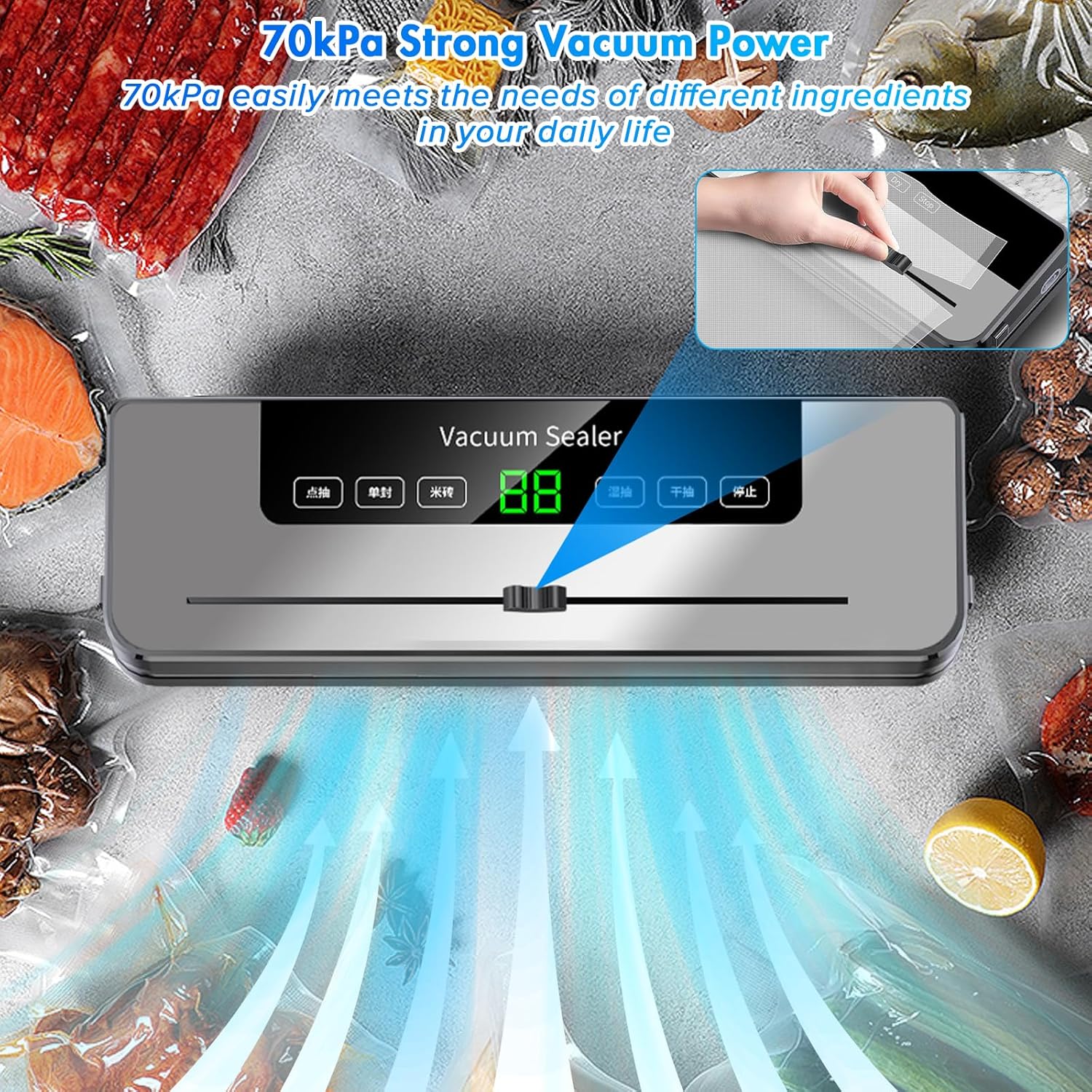 Vacuum Sealing Machine with 10 - đánh giá và giá Meal Prep Vacuum Seal
