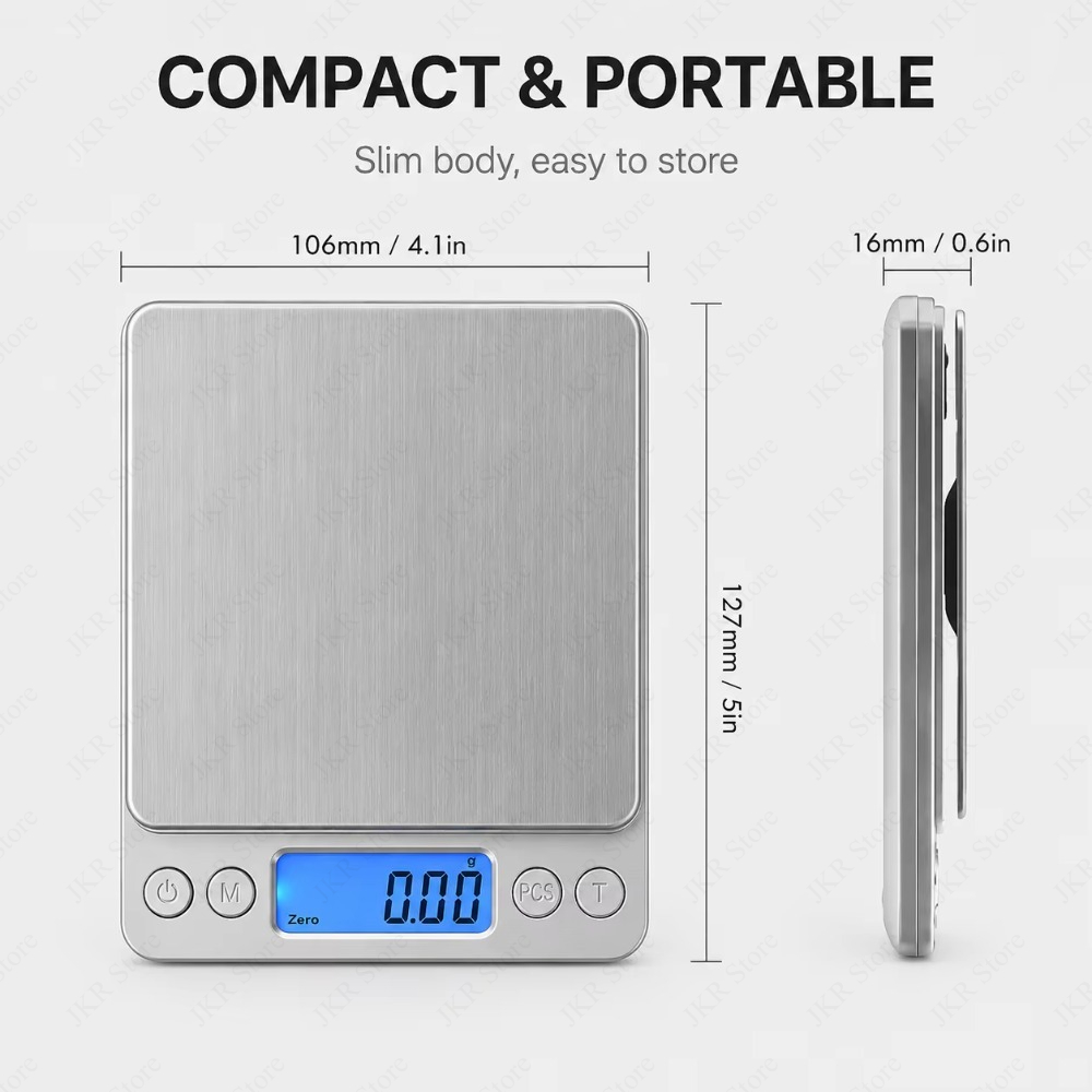 Kitchen Digital Scale Stainles - đánh giá và giá Portion Scale Digital