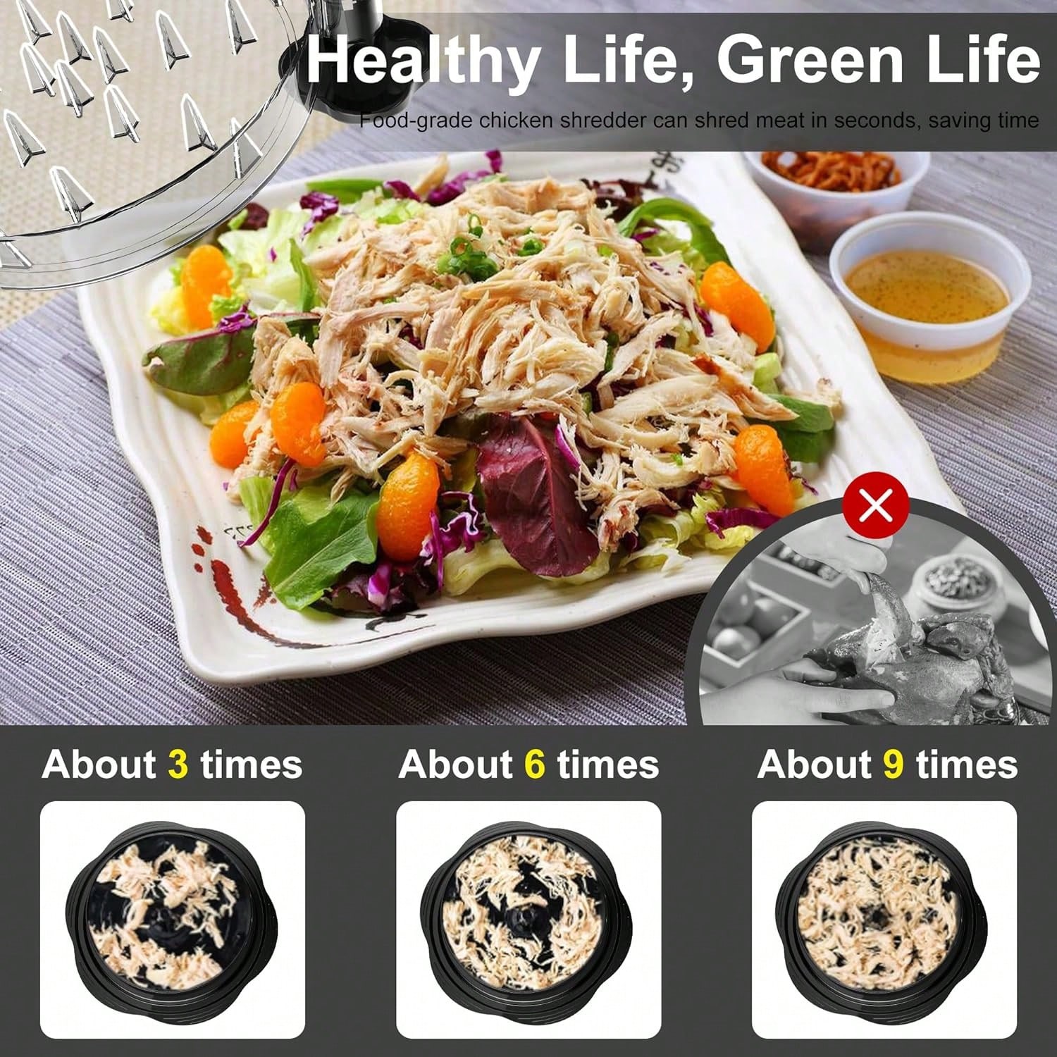 Chefy Ergonomic Manual Chicken - đánh giá và giá Meal Prep Chef