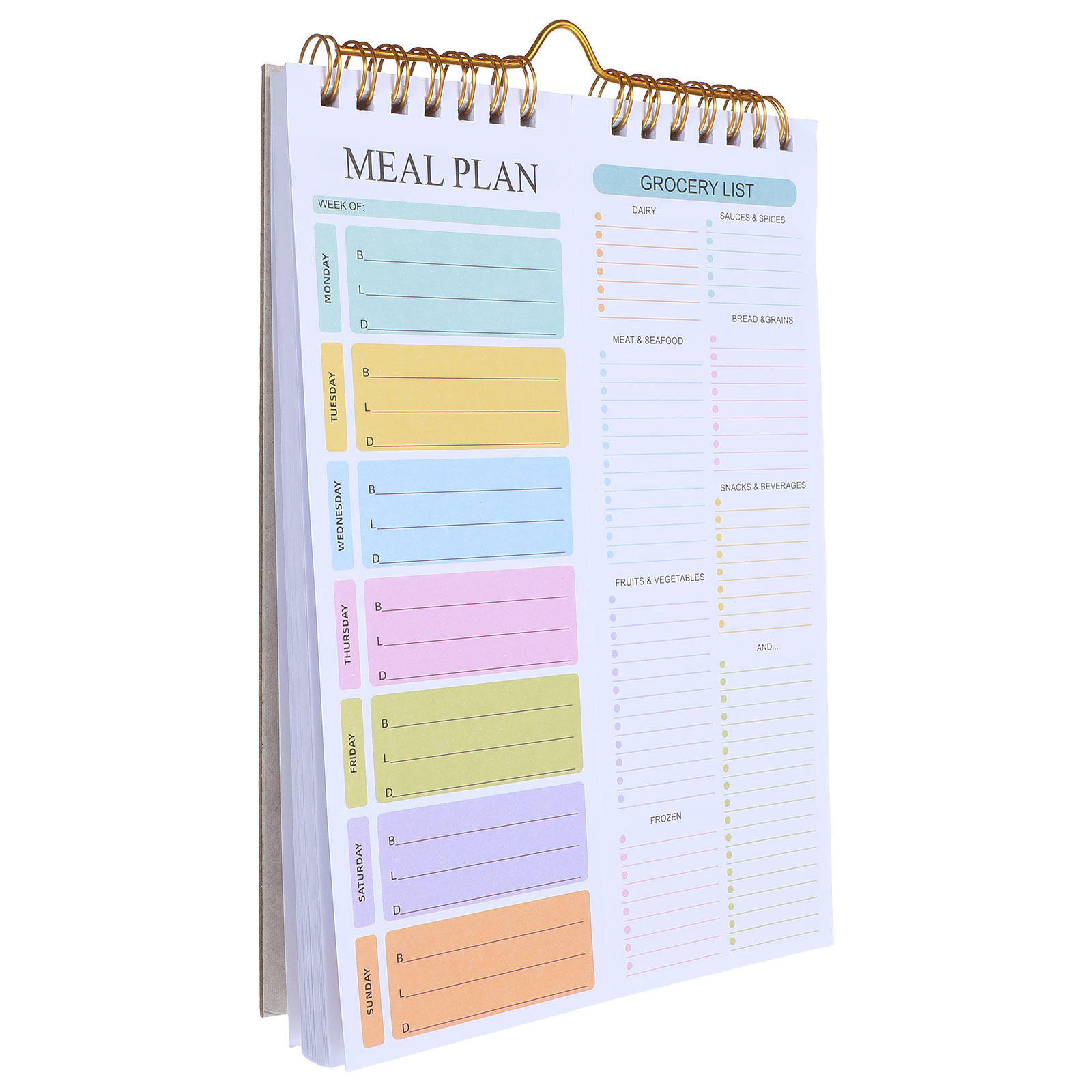 52Sheets Meal Planner Notebook - đánh giá và giá Meal Prep Grocery List
