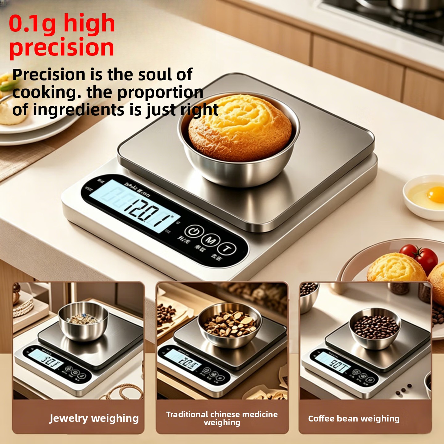 0.1g High Precision Digital Ki - đánh giá và giá Portion Scale Digital
