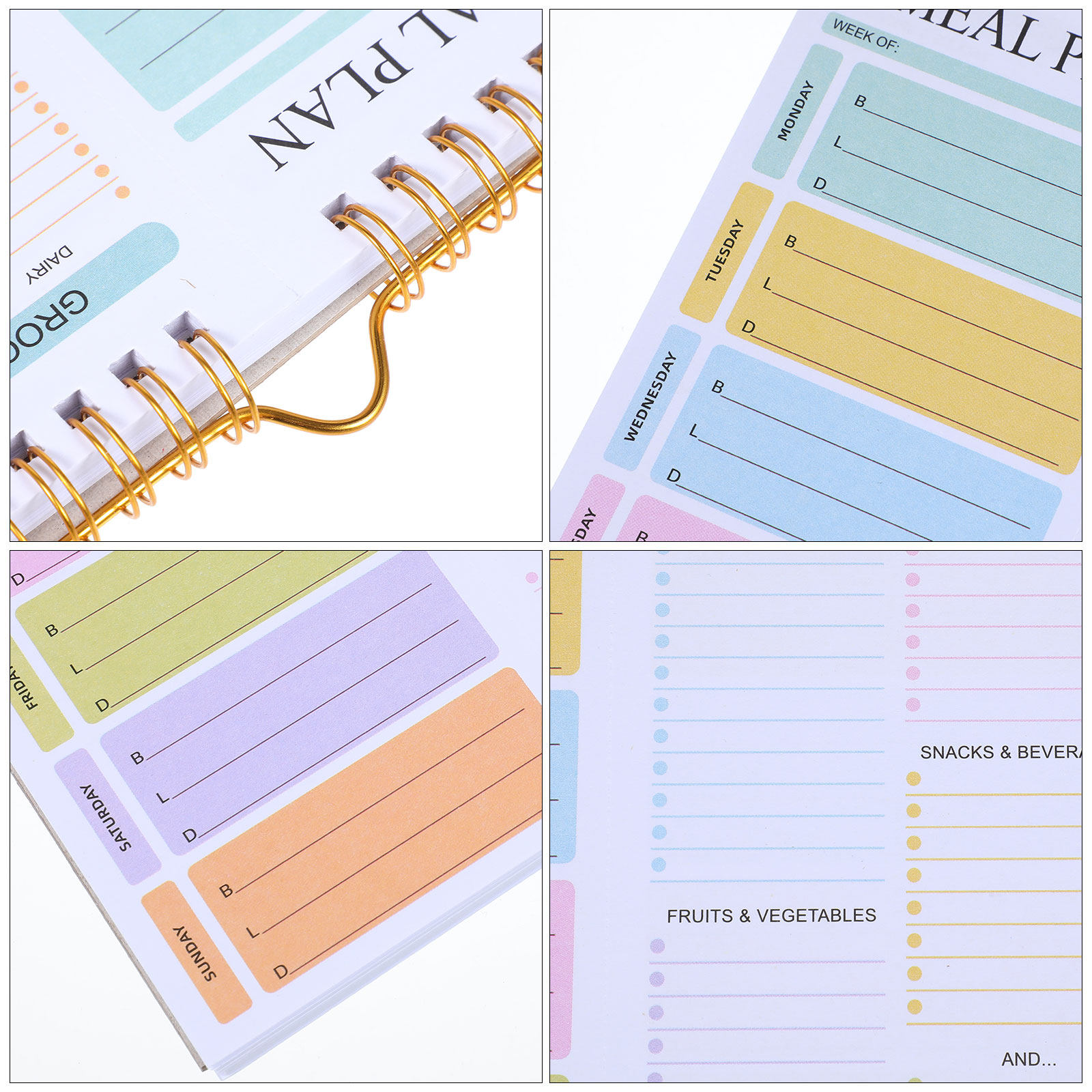52Sheets Weekly Meal Planner N - đánh giá và giá Meal Prep Grocery List