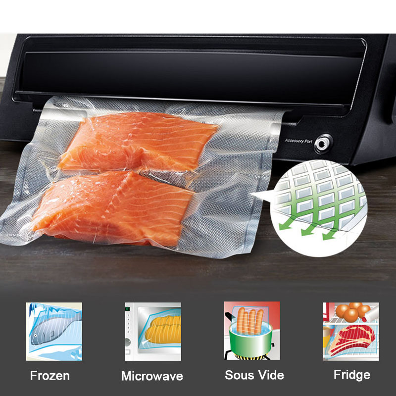 Vacuum Food Saver Sealer Bags  - đánh giá và giá Meal Prep Vacuum Seal