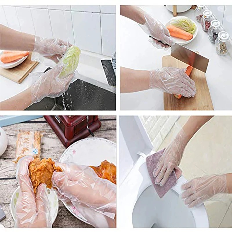 Clear Disposable Gloves Transp - đánh giá và giá Meal Prep Chef